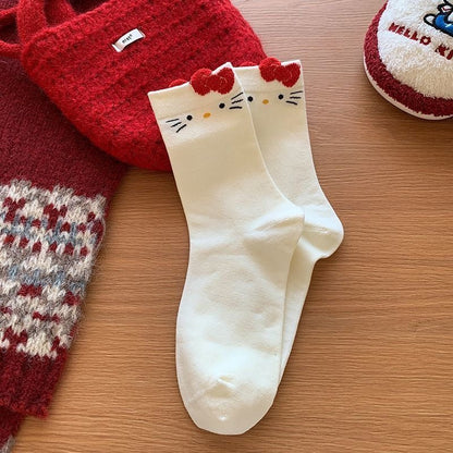 Hello KT Merry & Bright Socks 4 Pic Set