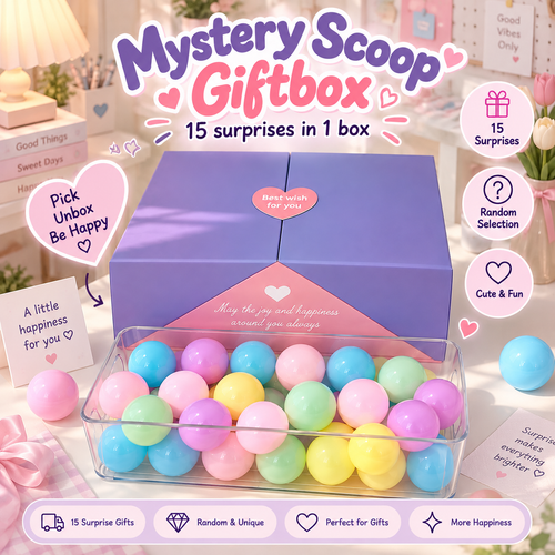 Meowkaii Mystery Scoop Gift Box |15 random items