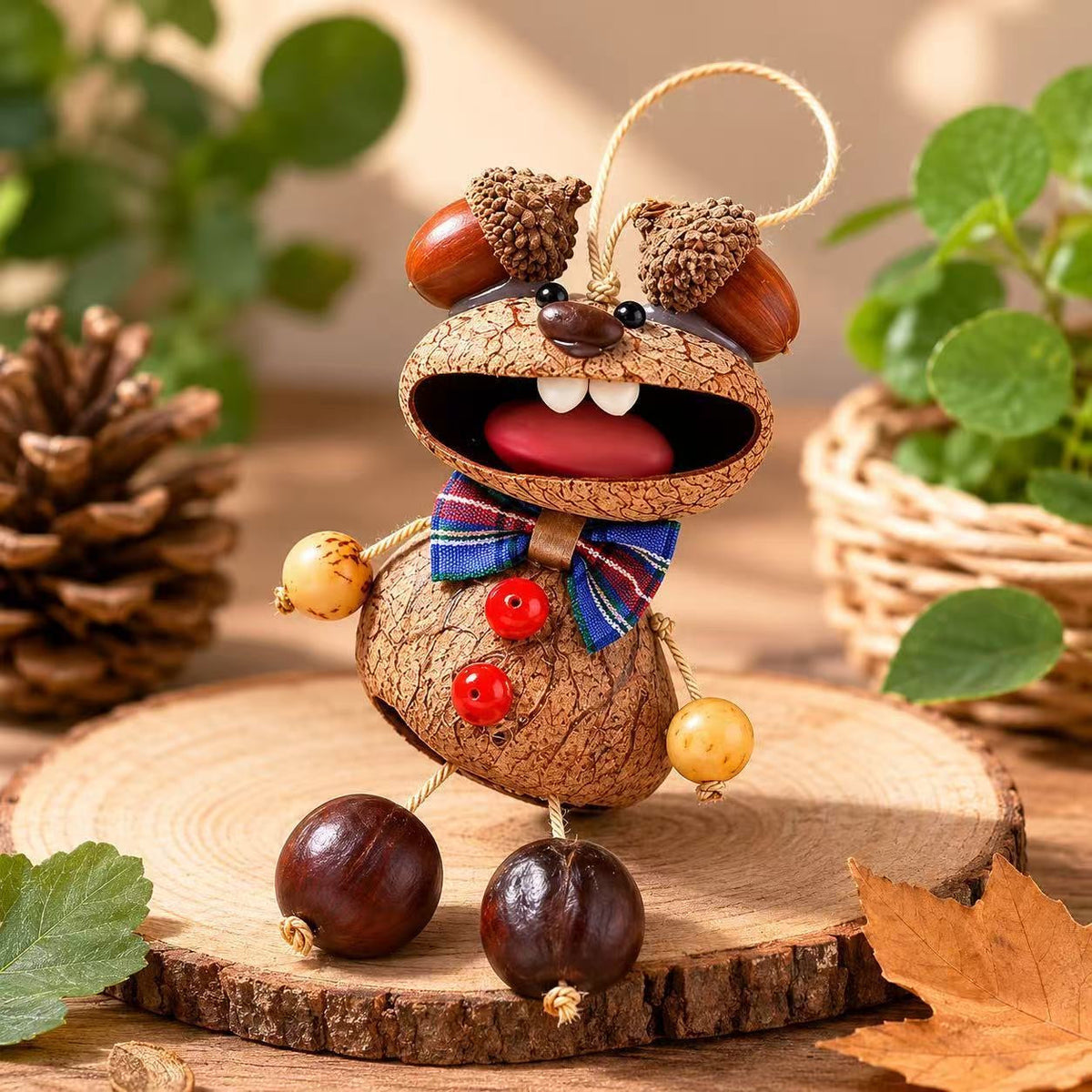 Nut Shell  DIY Hanging Decor