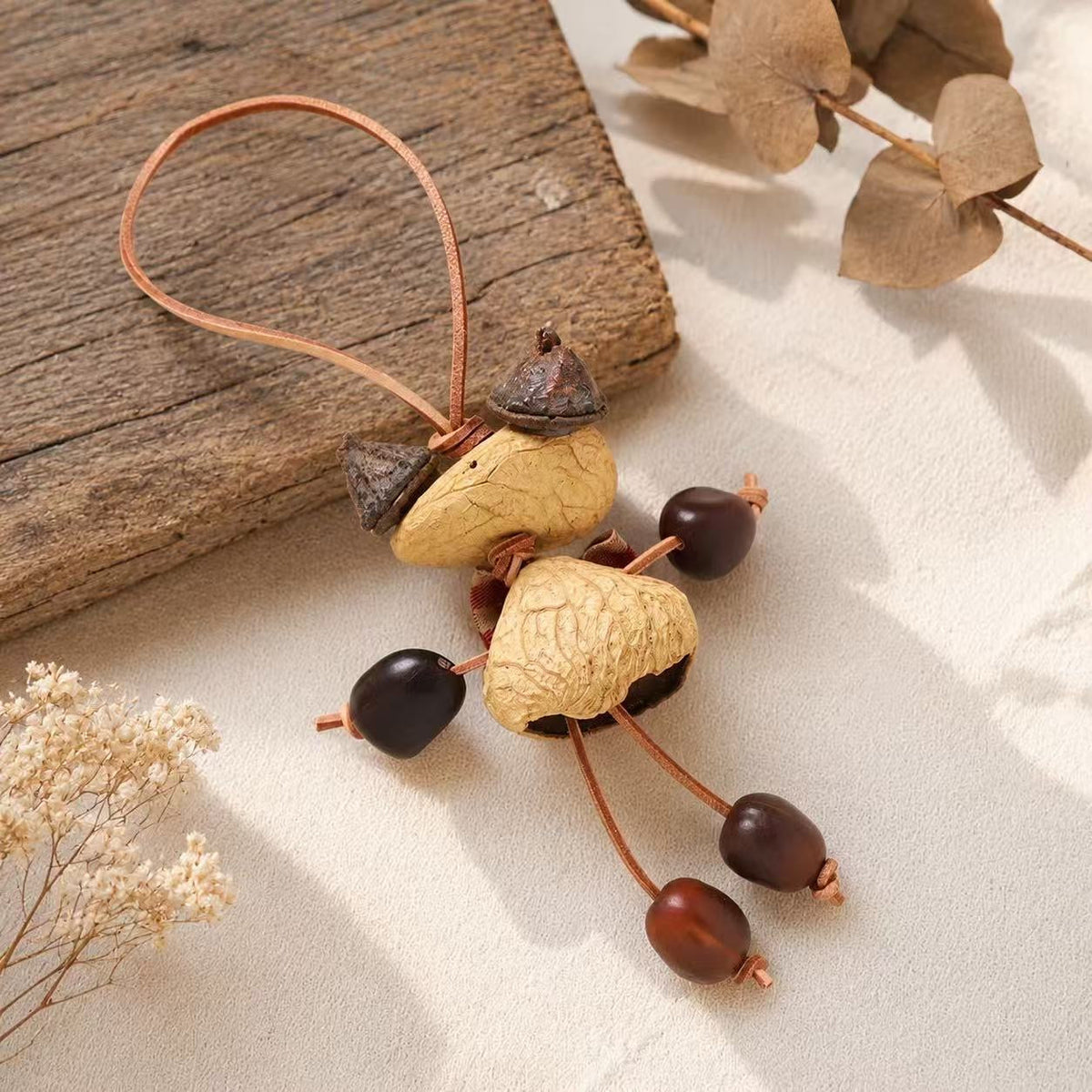 Nut Shell  DIY Hanging Decor
