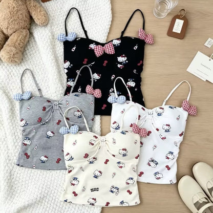 Hello KT Sweet Bow Cami Top