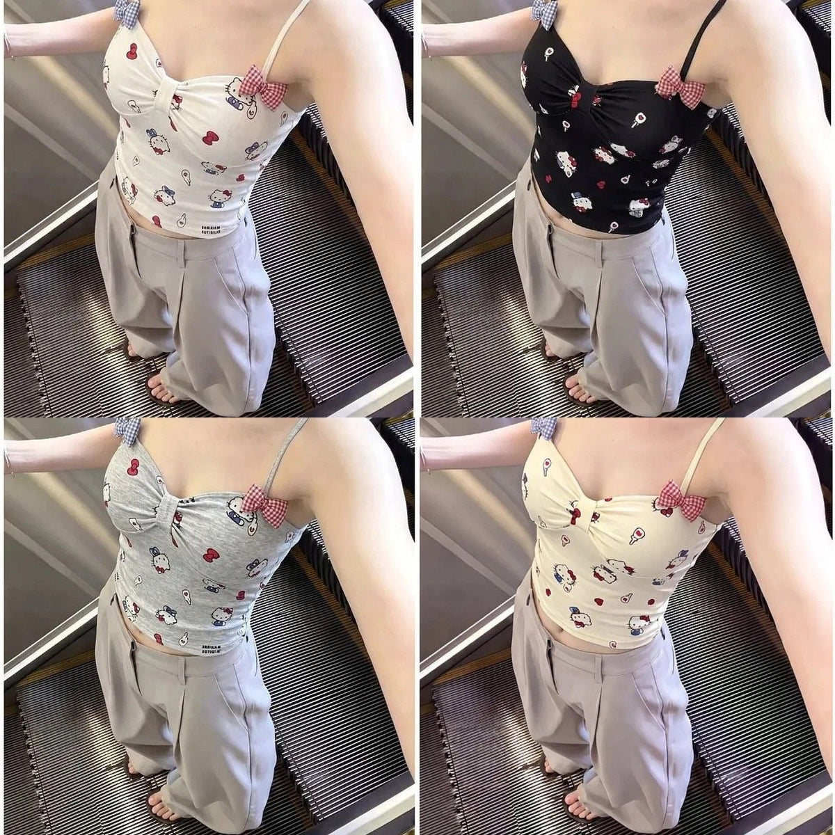 Hello KT Sweet Bow Cami Top