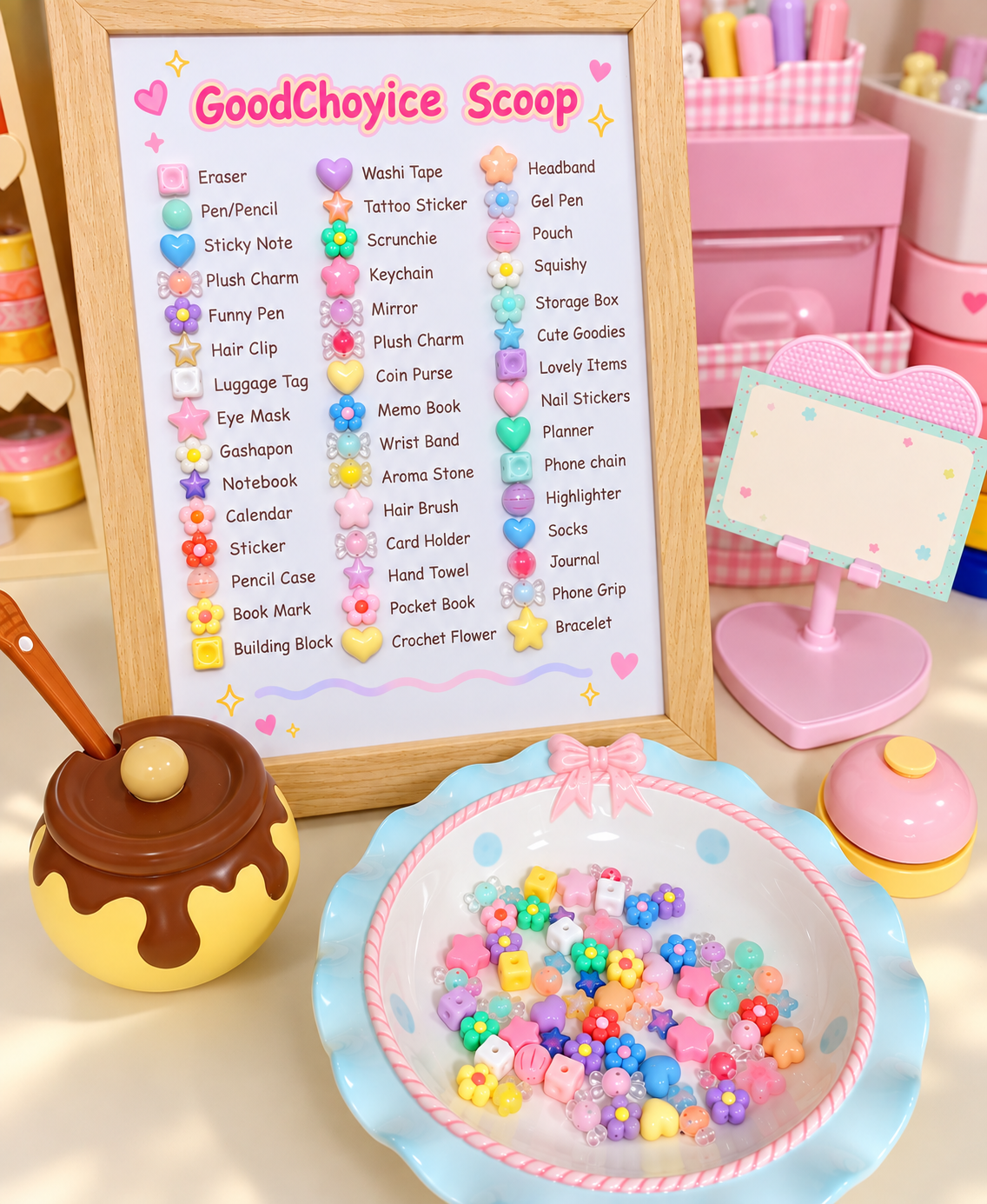 Meowkaii Lucky Scoop  (Custom Character & Color, Note Your Choice)